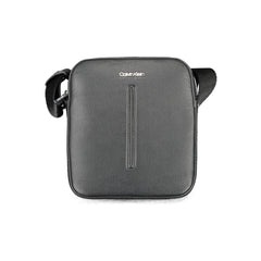 Black Polyester Men's Shoulder Bag