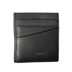 Black Leather Mens Wallet Holder
