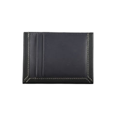 Blue Leather Men Wallet