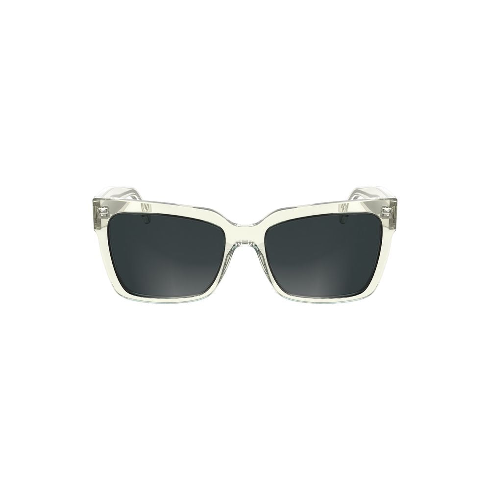 Transparent Plastic Men Sunglasses