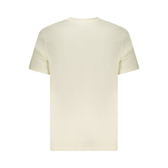 Beige Cotton Men T-Shirt