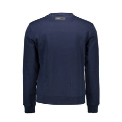 Blue Cotton Men's Sweatshirt