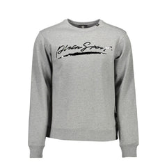 Grigio Cotton Men Sweatshirt