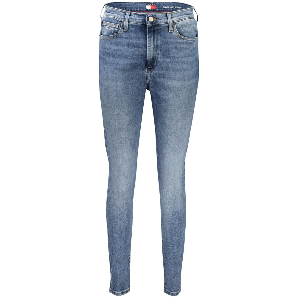 Blue Cotton Women Jeans