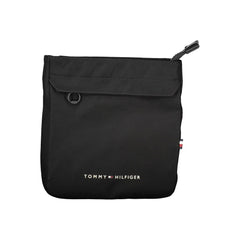 Black Polyester Men's Shoulder Bag