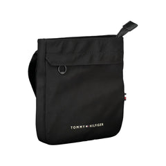 Black Polyester Men's Shoulder Bag