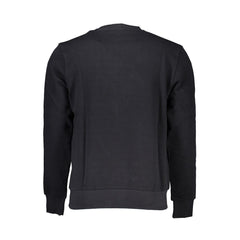 Black Cotton Men's Sweatshirt