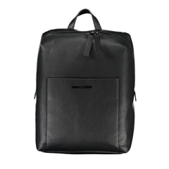 Nero Polyester Men Backpack
