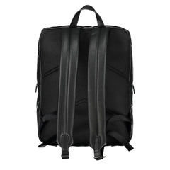Nero Polyester Men Backpack