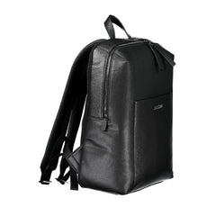 Nero Polyester Men Backpack