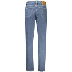 Blue Cotton Women's Mom Jean