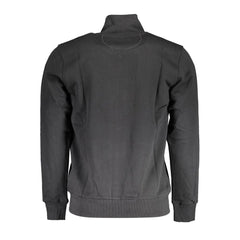 Black Cotton Men Sweater