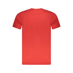 Red Cotton Men T-Shirt