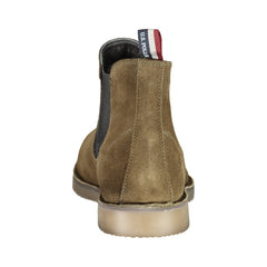 Green Leather Men's Boot