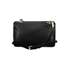 Black Polyester Women's Shoulder Bag