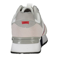 White Polyurethane Men Sneaker