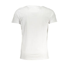 White Cotton Men's T-Shirt