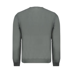 Green Cotton Men Sweater