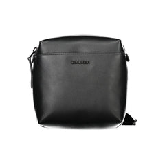 "Nero Poliuretano Men Shoulder Bag"