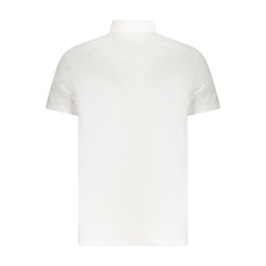 White Cotton Men Polo