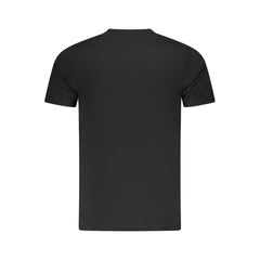 Black Cotton Men's T-Shirt