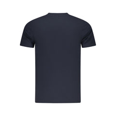 Blue Cotton Men's T-Shirt
