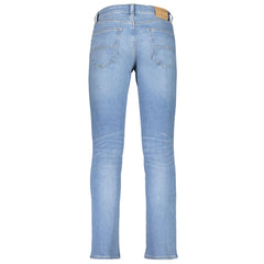 Light Blue Cotton Men Jeans
