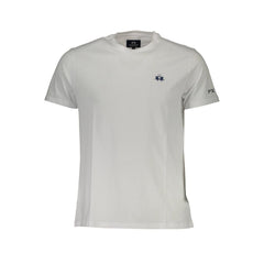 White Cotton Men's T-Shirt