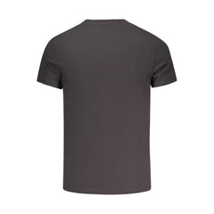 Black Cotton Men's T-Shirt