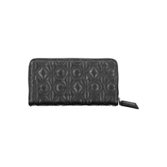 Nero Poliuretano Women Wallet