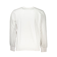 White Cotton Mens Sweatshirt