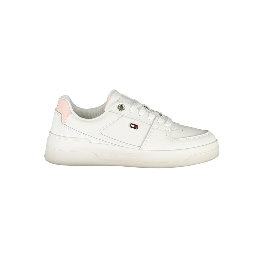 White Leather Women Sneaker