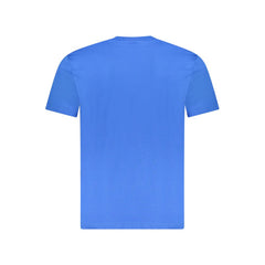 Blue Cotton Men's T-Shirt