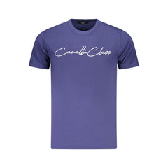 Blu Cotton Men T-Shirt