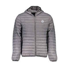 Grigio Polyamide Men's Jacket