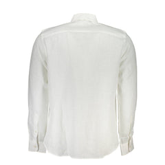 White Linen Men's Shirt