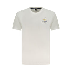 تي شيرت قطني أبيض للرجال