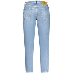 Blue Cotton Men's Jeans