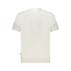 White Cotton Men T-Shirt