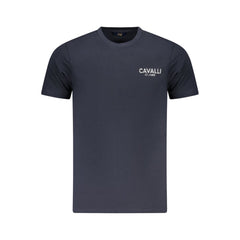 Blu Cotton Men T-Shirt
