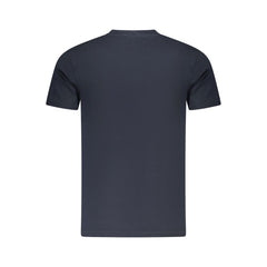 Blu Cotton Men T-Shirt