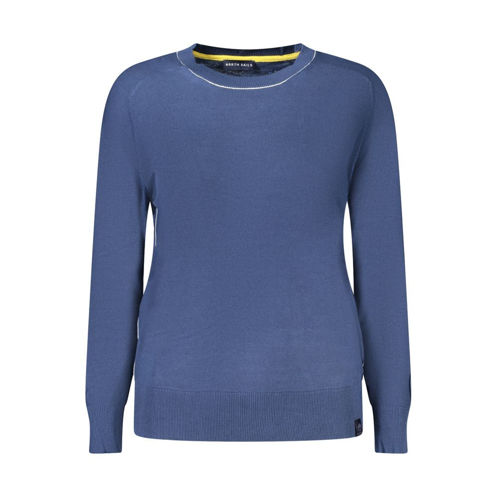 Blue Viscose Women's Sweater
