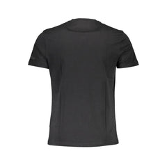 Black Cotton Men's T-Shirt