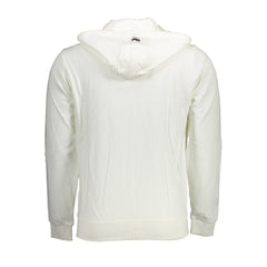 White Cotton Men's Hoodie