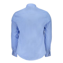 Light Blue Cotton Men Shirt