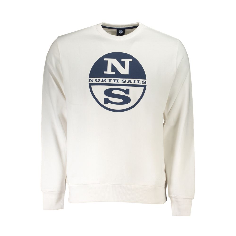 Bianco Cotton Men Sweatshirt