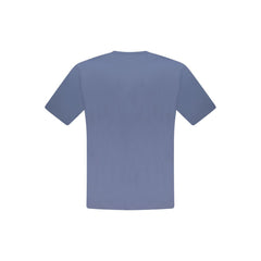 Blu Cotton Men T-Shirt