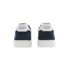 Blue Polyester Men's Sneaker