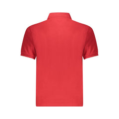Red Cotton Men Polo
