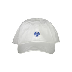 White Cotton Men Cap
